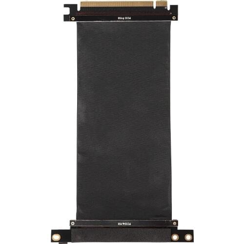 PCIe 3.0 16X Extension Cable Cord 90 Degree PCI-E Express 16X to 16X Riser Card Flexible Ribbon Extender Support GTX HD RX