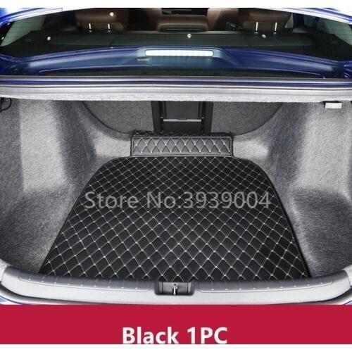 1PC Car Styling Cargo Liner Car Trunk Mat Carpet Interior Floor Mats Leather Pad Fit For Honda Accord 2018 Auto Accessories