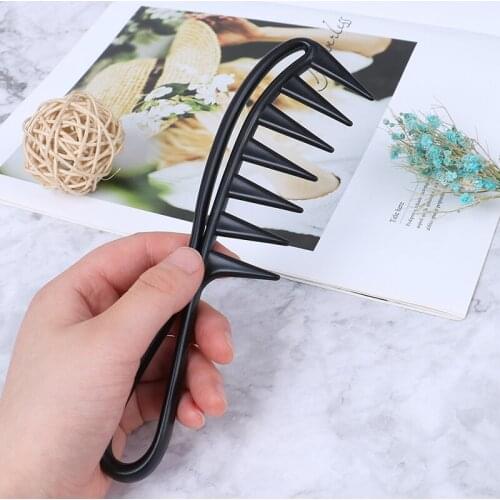 1PCS Plastic Wide Tooth Shark Comb Detangler Curly Hair Salon Hairdressing Comb Massage For Hair Styling Tool for Curl Hair