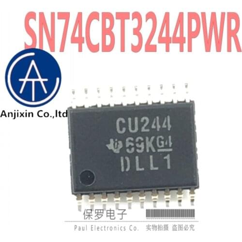 10pcs 100% orginal and new bus switch SN74CBT3244PWR silk screen CU244 TSSOP-20 in stock