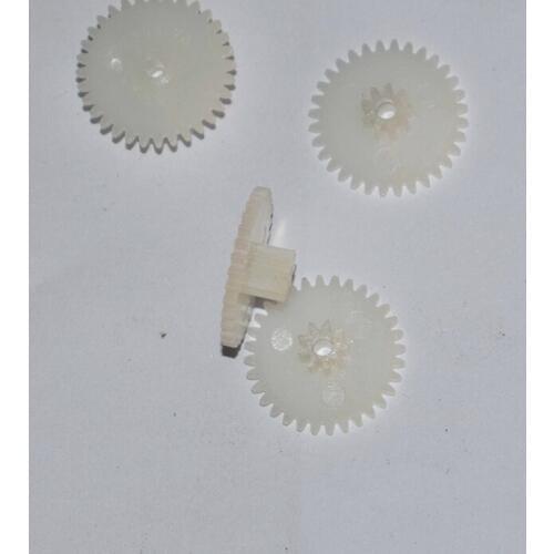 10pcs 32+9teeth hole 2 double plastic gears/reduction gear/yuanmbm/diy toy accessories technology model parts rc car32092