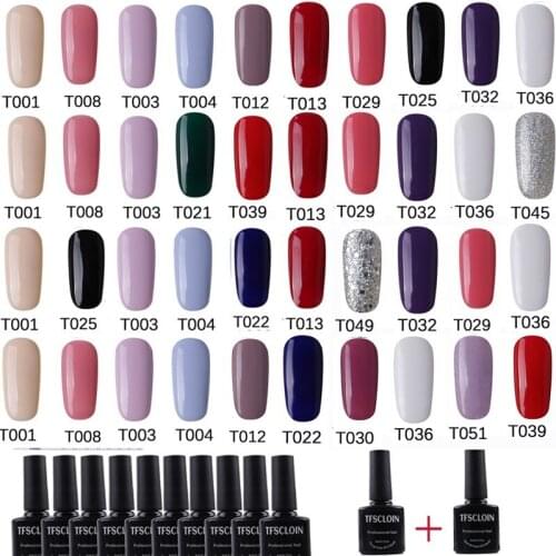 2021 new Gel Polish Set Manicure for Nails Semi Permanent Vernis top coat UV LED Gel Varnish Soak Off Nail Art Gel Nail Polish