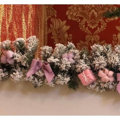 2022 Home Decor Creative 1.8m Christmas Rattan Garland Holiday Decor Christmas Tree Decoration Shop Window Decoration Navidad