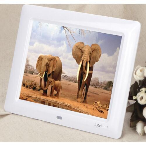 7'' HD TFT-LCD Digital Photo Frame with Slideshow Clock MP3 MP4 Movie Player with Remote Desktop