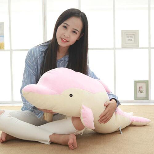 75cm 95cm 110cm 120cm soft short plush Dolphins toys, sleeping pillow, soft doll,birthday gift