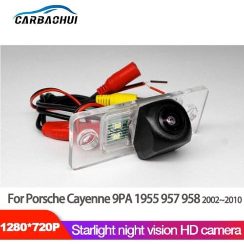 Car wireless Reversing Back Up Camera For Porsche Cayenne 9PA 1955 957 958 2002~2010 Fish Eyes Night Vision Waterproof CCD HD