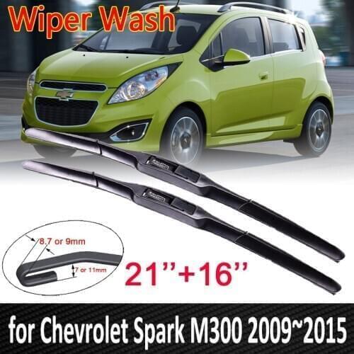 Car Wiper Blade Windscreen for Chevrolet Spark M300 Daewoo Matiz Creative 2009~2015 Front Window Wipers 2010 2011 2012 Car Goods