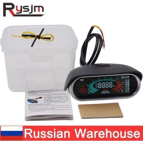 Car Tachometer Motorcycle Universal 50-9999RPM LCD Digital Display Engine Tachometer Boat Truck LCD RPM Meter 12/24v From Russia