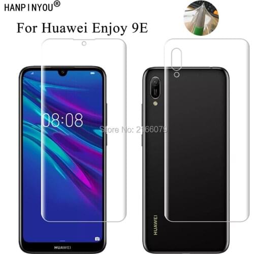 For Huawei Enjoy 9e 6.09" Soft TPU Front Back Full Cover Screen Protector Transparent Protective Film (Not Glass)