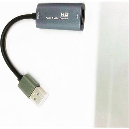 4K Video Capture Card cable for HDMI-compatible female to USB male cable 1080P Live Video Streaming Game Recorder