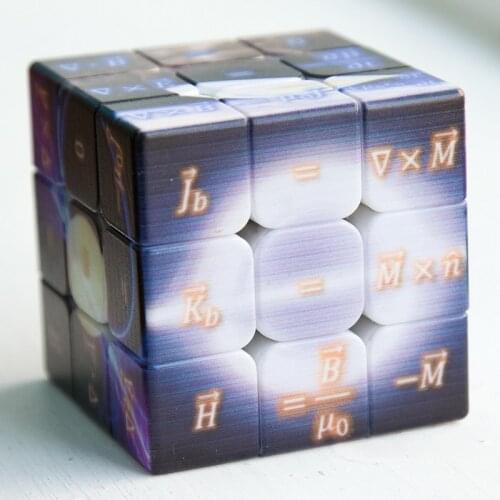 Magic cube magnetique UV Printing Electromagnetic Intelligence Development Learning Tool Speed Cubes Creative Gift Puzzle Cubes