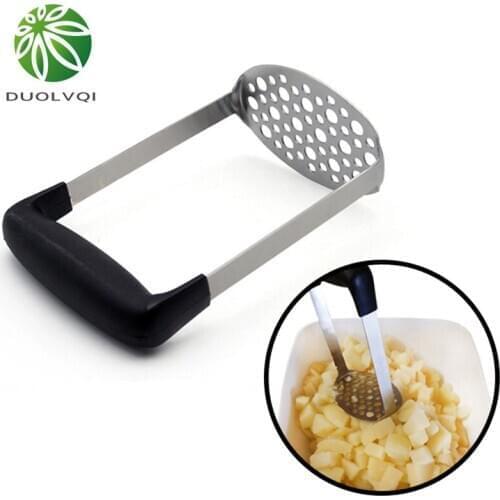 Duolvqi Potato Masher and Ricer Stainless Steel Smooth Mashed Potatoes Sweet Potato Making Tools Fruit Vegetable Kitchen Tools