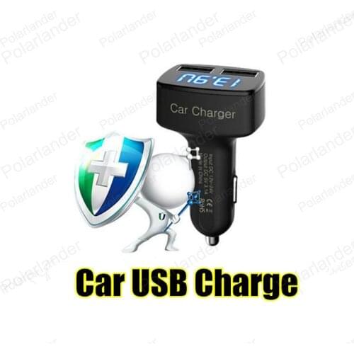 Metal cigarette lighting 2 Port USB square Car Charger 2.1A 1.0A Dual USB Car Chargers for mobile phones and digital cameras etc