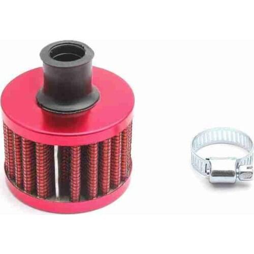 12mm Car Modification Cold Air filter Mushroom Head Shape Air Intake Filter Turbo Vent Crankcase Car Breather Valve Cover
