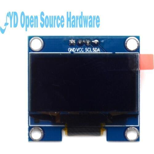 10PCS 1.3 Inch 4Pin White OLED LCD Display Module 12864 IIC I2C Interface Module for arduino Resolution128X64 Board