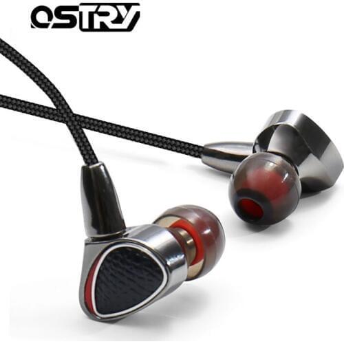 OSTRY KC09 Hi-Fi In-Ear Earphones MMCX Detachable High Performance Earphone for Smartphone Xiaomi iPhone IPOD MP3 Music Player