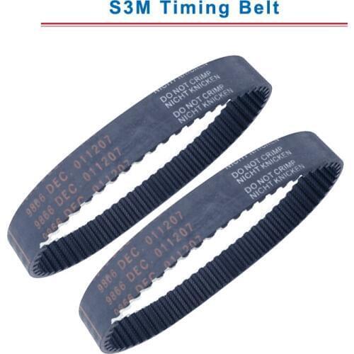 S3M Timing Belt with circular teeth model S3M-201/207/210/213/219/222/225/228/231/234 teeth pitch 3mm belt thickness 2.2mm