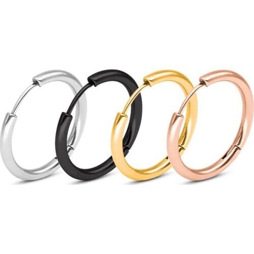 1 pair Fashion Women Girl Trendy Large Big Hoop Earrings Big Smooth Circle Earrings Brand Loop Earrings Jewelry