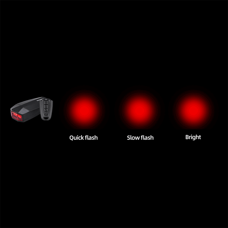 4 In 1 Anti-theft Bicycle Security Alarm Wireless Remote Control Alerter C6UB