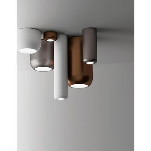 Modern Free Diy Aisle Led Ceiling Lights White/Black/Rose gold Body Office Hanglamp Bedroom Ceiling Lamp Surface Mount Tubular