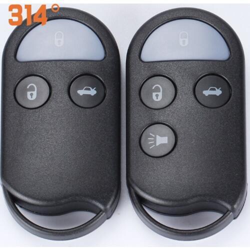 Three-button / Four-button Remote Control Key Replacement Shell Black Car Key Shell Suit For Nissan Style A32 Accessories