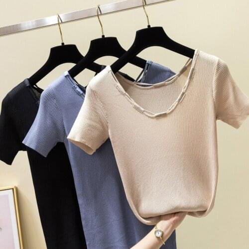 Cheap wholesale 2019 new Spring Summer Autumn Hot selling womens fashion casual lady beautiful nice Tops FP226