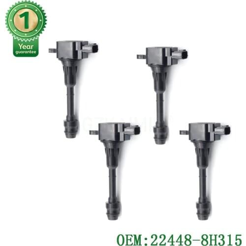 100% new IGNITION COIL pack For 22448-8H315 224488H315 02-13 For for NISSAN ALTIMA 2.5L L4 UF350 224488-8H300