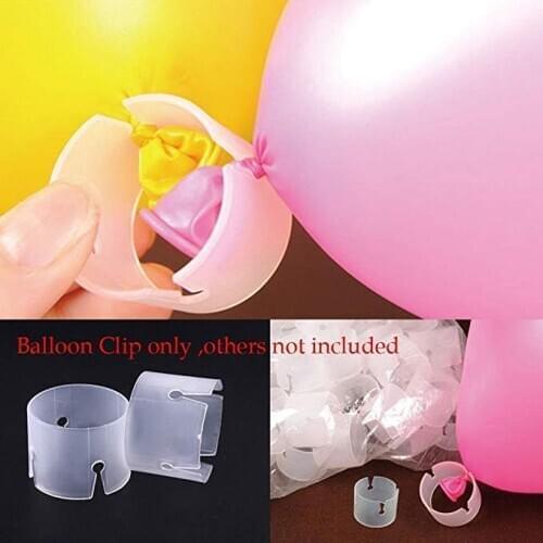 24pcs Balloon Plastic Clip Ring Buckle For Arches Birthday Wedding Party Decor