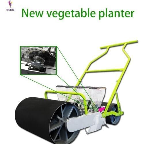 4 Rows Multi-functional farmer pushes vegetable planter precision seeder