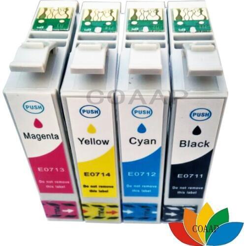 4x Compatible T0711-T0714 XL Ink Cartridges for Epson stylus DX7000F DX7400 DX7450 DX8400 DX8450 DX9400 DX9400F Printer