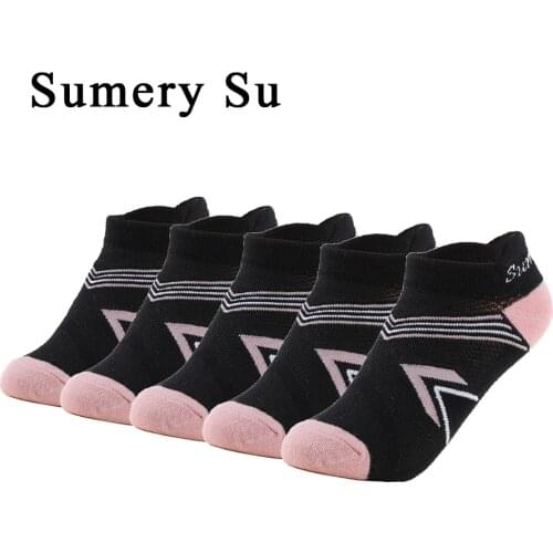 5 Pairs/Lot Women Outdoor Sport Socks Mesh Breathable Basketball Running Cycling Anti Slip Compression Sock