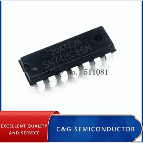 50PCS SN74HC86N DIP14 SN74HC86 DIP 74HC86N 74HC86