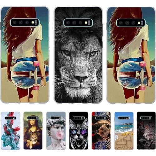 B Case For Samsung Galaxy S5 S10 S10+ TPU Printed Phone Shell For Samsung S10 Plus S10e Cases Back Cover Bumper Fundas Coque