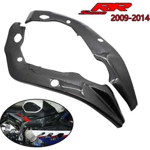 FOR BMW S1000RR Carbon Fiber Side Rear Frame Cover 2009 2010 2011 2012 2013 2014 S1000R 2014 2015 2016 Water Transfer Printing