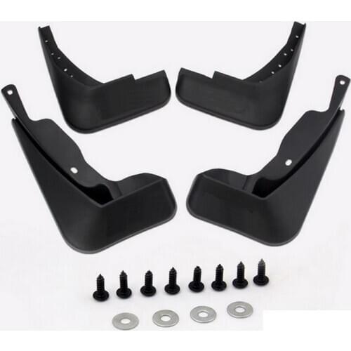 For A/udi A4L 17 Car Mud Flaps Protector auto accessories 4Pcs/set Splash Guards Fender Mudflaps Mudguards