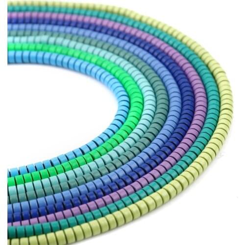 Doreen Box 1 String (Grade B) Hematite ( Natural ) Beads Round Painted Beads for Handmade Jewelry 4mm Approx 170 PCs/string