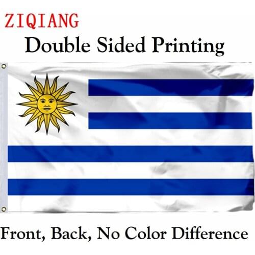 Uruguay Flag 3x5ft Polyester Flying Size 90x150cm Custom High Quality Double Sided Printing Banner
