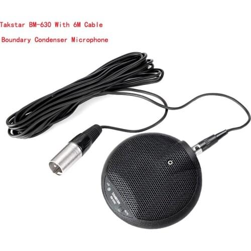 New Wholesale Discount Takstar BM-630 Boundary Condenser Microphone Mic for meetings teleconferencing free shipping Russia