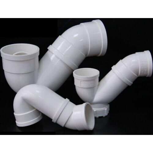 Gogo PVC trap elbow deodorant P type elbow with inspection connector joint