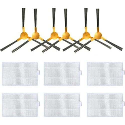 HEPA Filter Side Brush Kits for MOOSOO Robot RT30 RT40 RT50 Accessory Set Vacuum Cleaners Parts Accessories