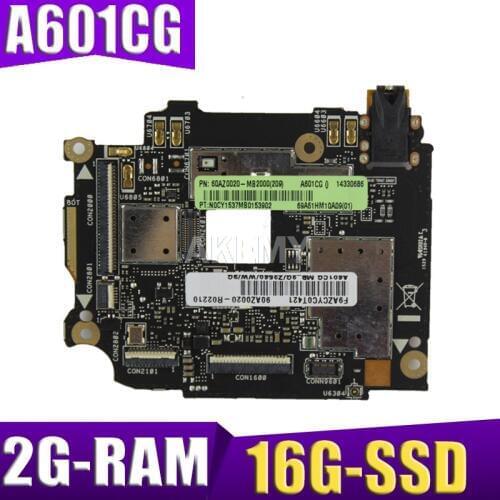 Best Working Mainboard For Asus ZenFone 6 A601CG A600CG A600C A601C 8GB motherboard Mainboard Main board 16G-SSD 2G-RAM
