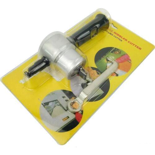 2018 Nibble Metal Cutting Double Head Sheet Tool set Nibbler Saw Cutter Tool Drill Attachment Cutting Tool in stock now P20
