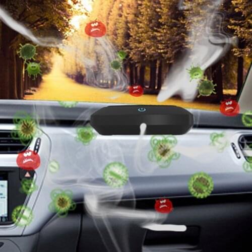 1Pcs Portable Car Air Purifier Lonizer Negative ion Purifier Car Activated Carbon Multi-Layer Air Filtration Car Accessories