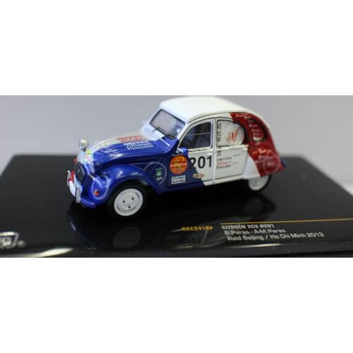 Original factory 1:43 CITRO EN 2CV #201 2013 alloy toy car toys for children diecast model car Birthday gift
