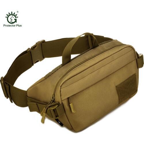 Hunting Waist Pack Outdoor Hiking Traveling Bag Fishing Tackle Storage Running Camping Multifunction Bag 1000D Nylon Fabric