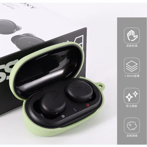 2020 Anti-scratch Full Protective Cover Silicone Case for Sony WF-XB700 Earbuds Wireless Bluetooth Earphones Charging Box