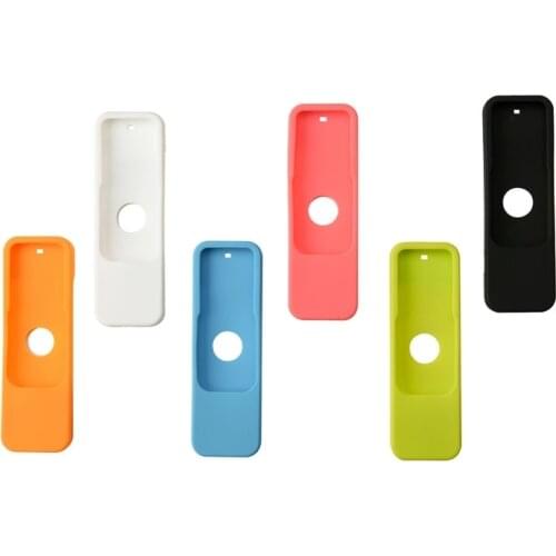 1PCs Silicone Protective Case Cover Skin for Apple TV 4 Remote Control Colorful Dust-proof Waterproof Anti-fall Dust Cover