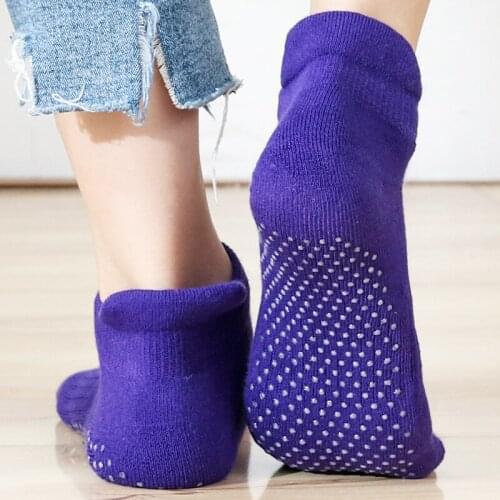 Pack/5pairs Pilates Socks Kawaii Woman Socks Women Professional Yoga Socks Non-slip Massage Bottom Joga Socks Towel Socks Terry