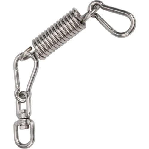 Spring Hanging Kit Stainless Steel Suspension Ceiling Hooks Heavy Duty Swing Hangers for Yoga Swing Hammock