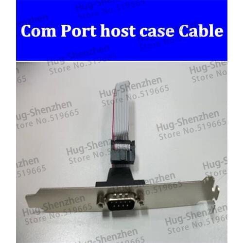 High quality DB9 9pin 9p Com Port host case Cable COM cable RS232 port plate cable 2pcs